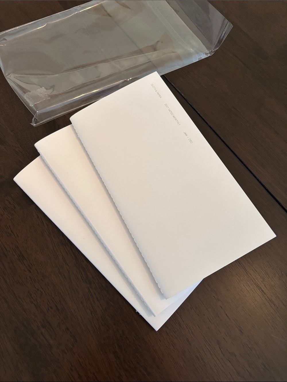2027 Cloth & Paper Standard TN Monthly Weekly Inserts Set of 3 Notebook Planners